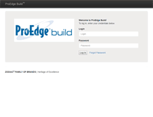 Tablet Screenshot of proedgebuild.com